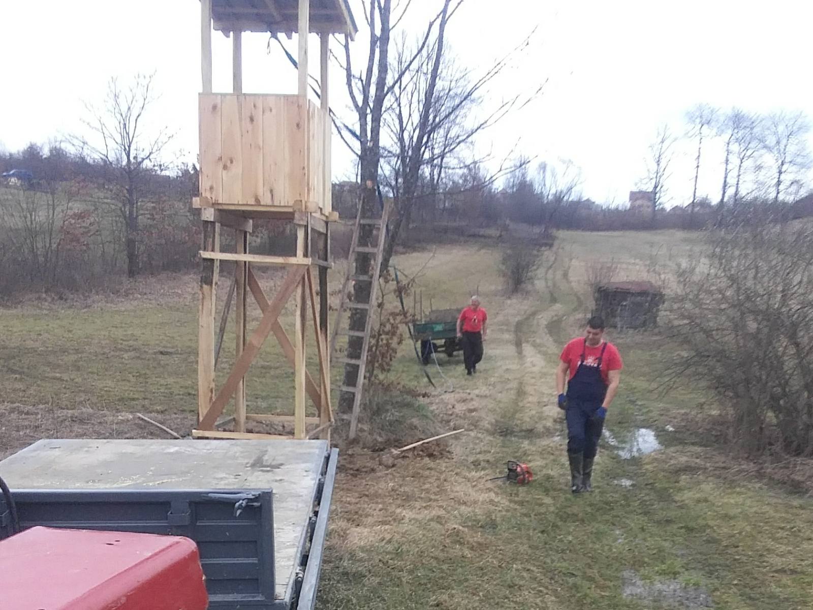 LD Guča - postavljanje čeke